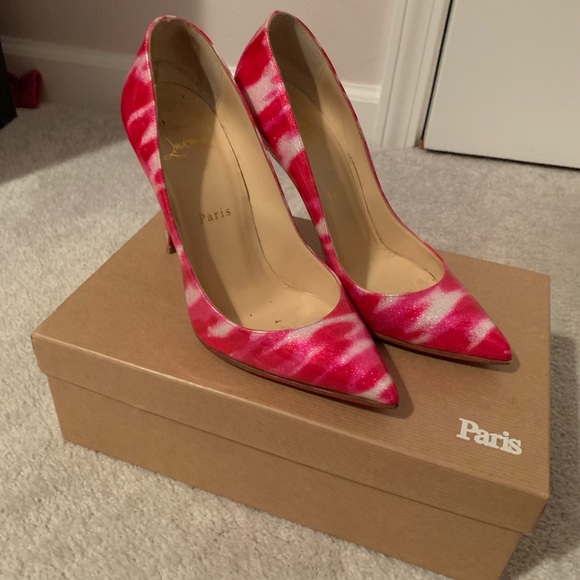 Christian louboutin Piagelles. Worn once SZ 36.5 - Picture 3 of 4
